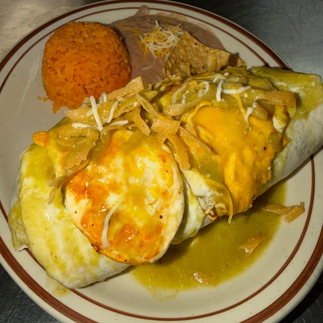 Burrito Poblano.