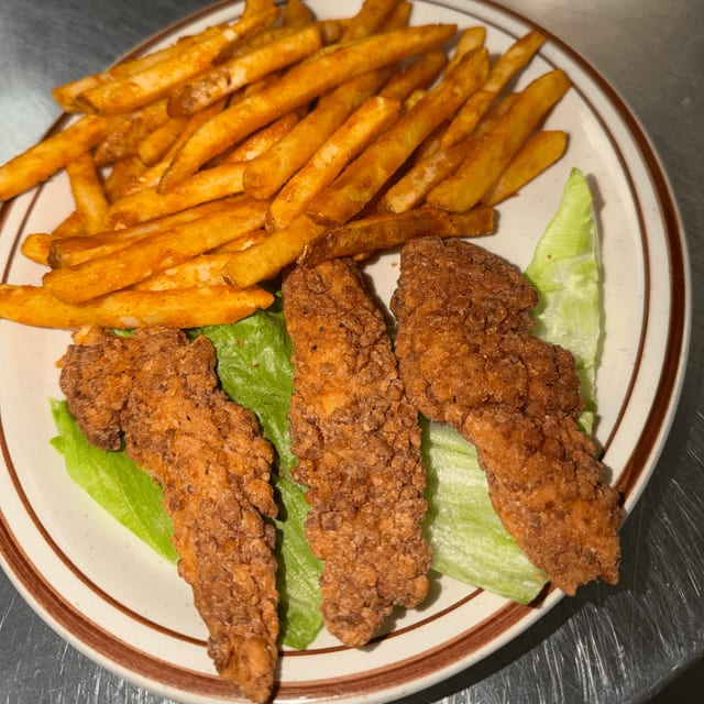 Chicken Tenders & Fries.
